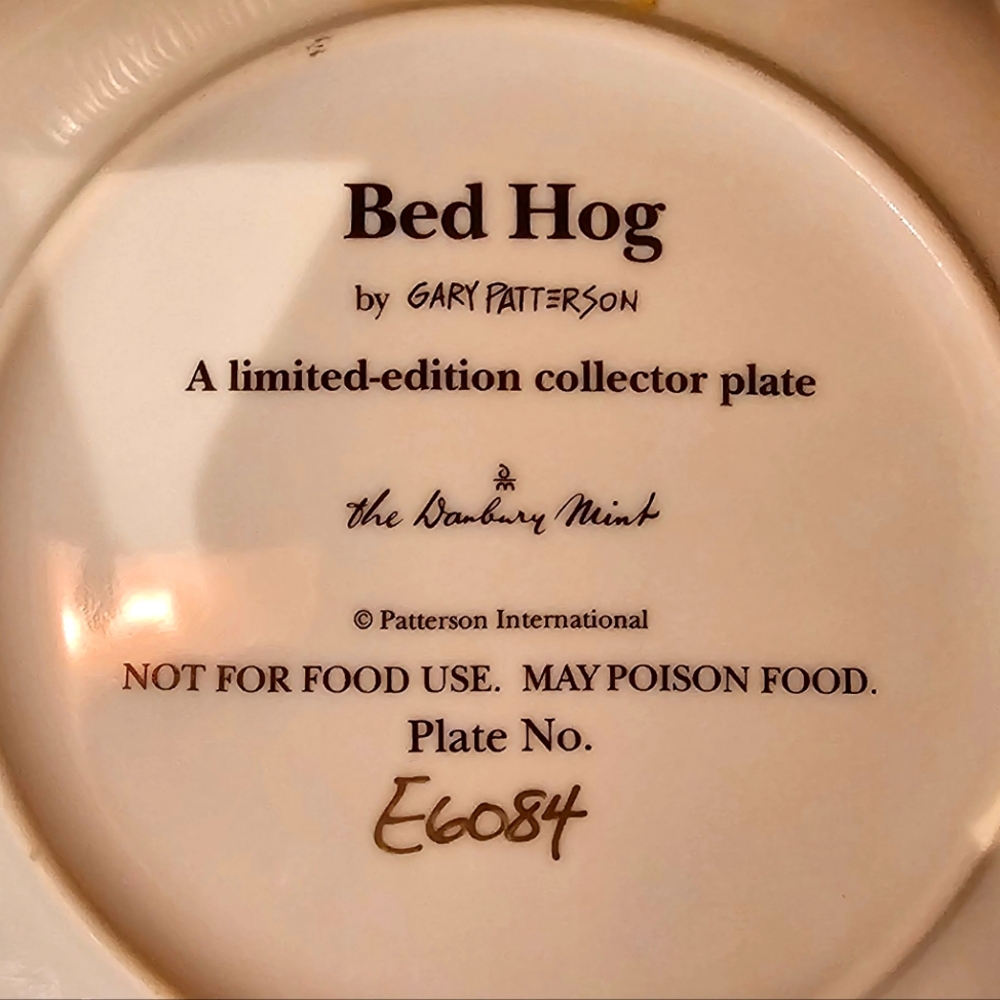 Collectable plate - Picture 2 of 4